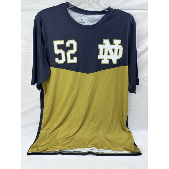 Notre Dame Fighting Irish Under Armour Batting Practice Jersey Large - Picture 1 of 4